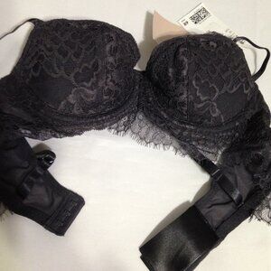 5/$20| ***** H&M Push up Removable pad Flattering fit Lace Bra, 34B